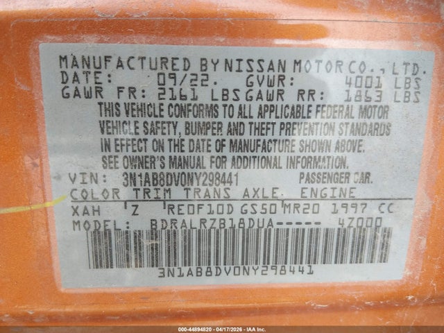 Nissan Sentra Sr Xtronic Cvt