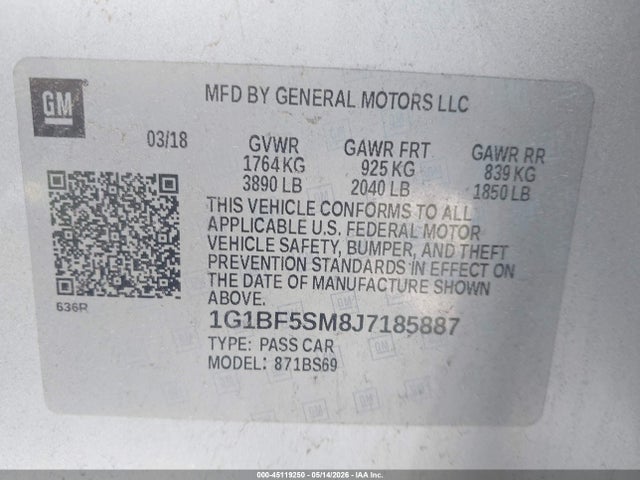 Chevrolet Cruze Premier Auto