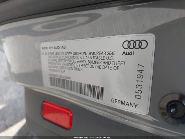 Audi S5 Prestige Tfsi Quattro Tiptronic