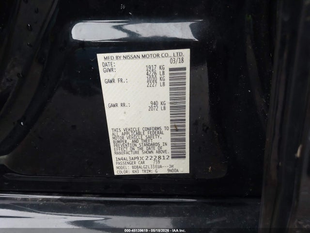 Nissan Altima 2.5 S