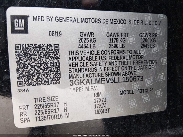 GMC Terrain Fwd Sle