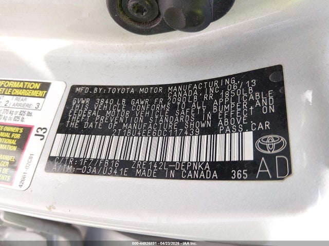 Toyota Corolla Le