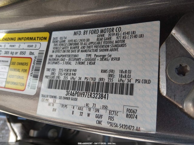 Ford Fusion Se