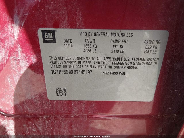 Chevrolet Cruze 1lt
