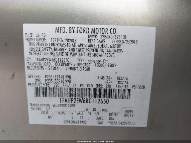 Ford Taurus Sel
