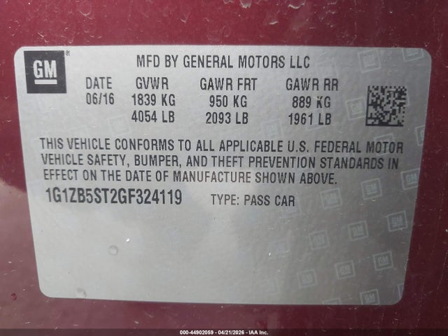 Chevrolet Malibu Ls