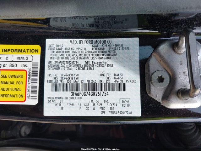 Ford Fusion S