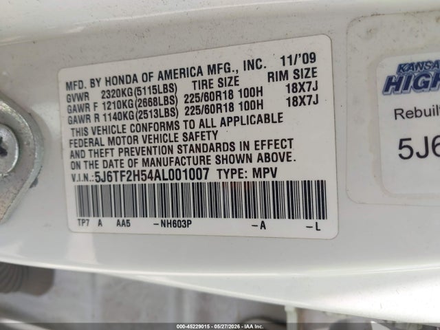 Honda Accord Ex-l