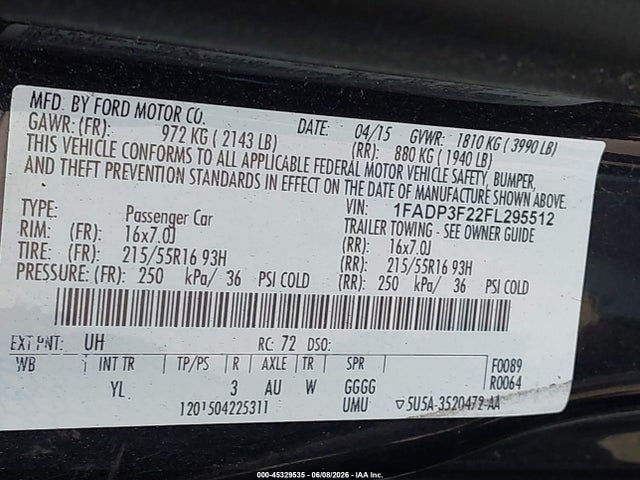 Ford Focus Se