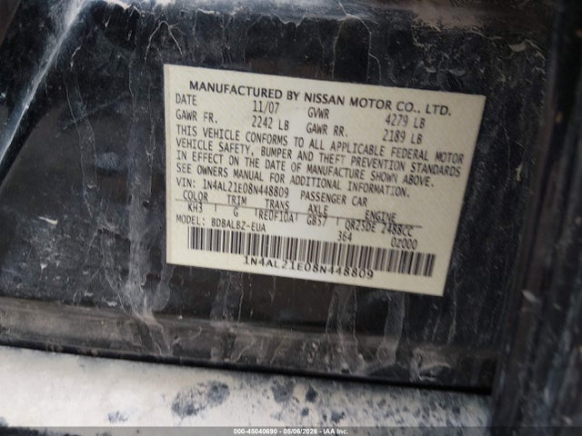 Nissan Altima 2.5 S
