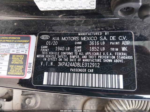 Kia Rio Lx
