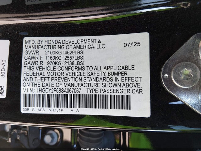 Honda Accord Ex-l
