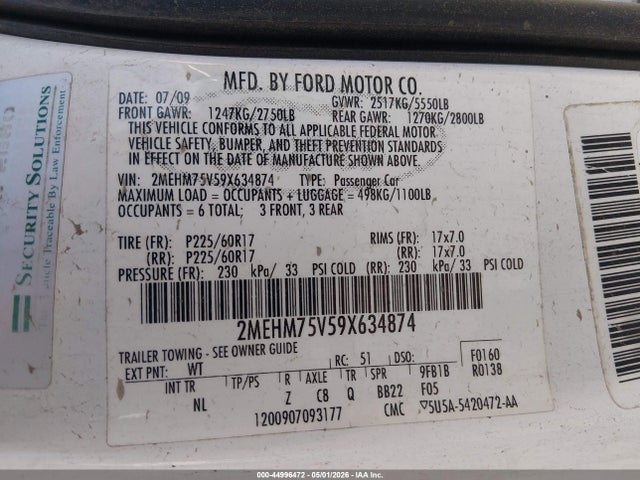 Mercury Grand Marquis Ls (fleet Only)