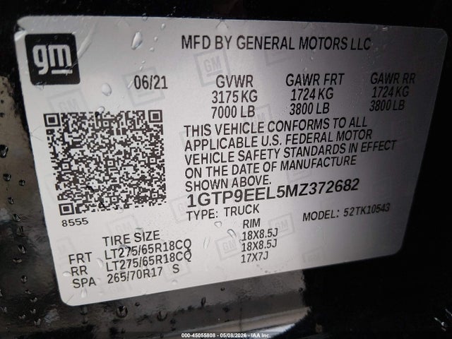 GMC Sierra 1500 4wd  Short Box At4
