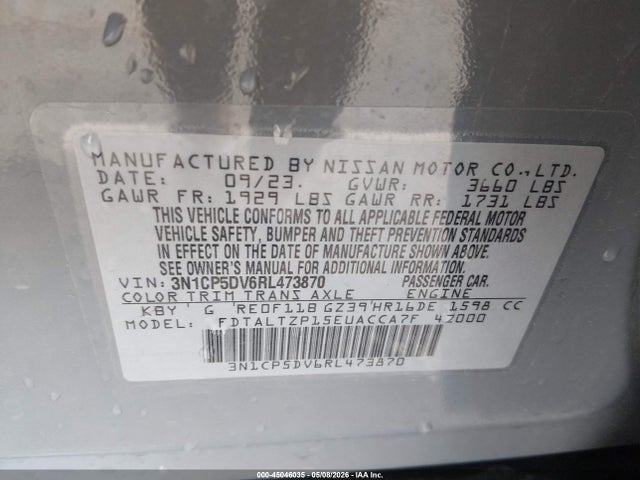 Nissan Kicks Sr Xtronic Cvt