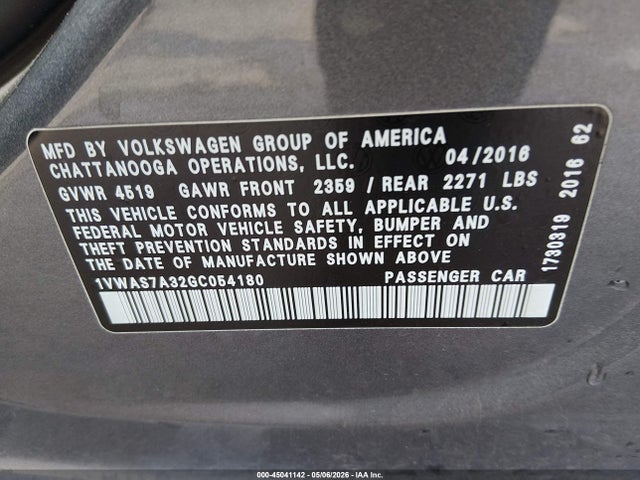 Volkswagen Passat 1.8t S