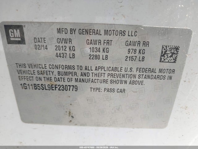 Chevrolet Malibu 1ls