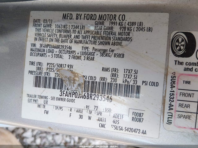 Ford Fusion Sel