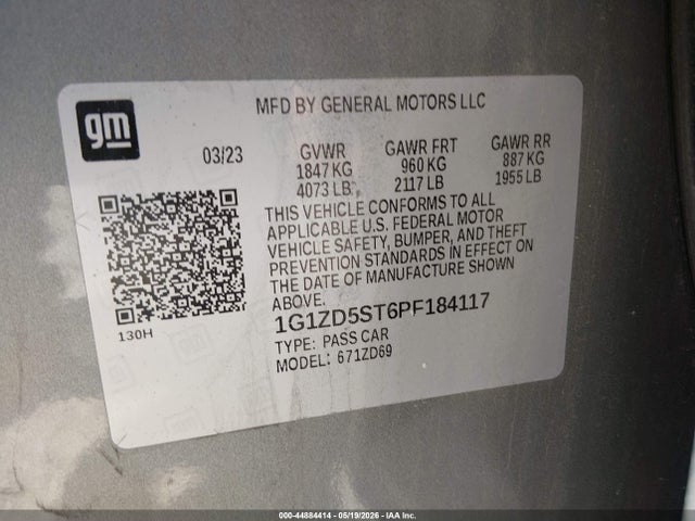 Chevrolet Malibu Fwd 1lt