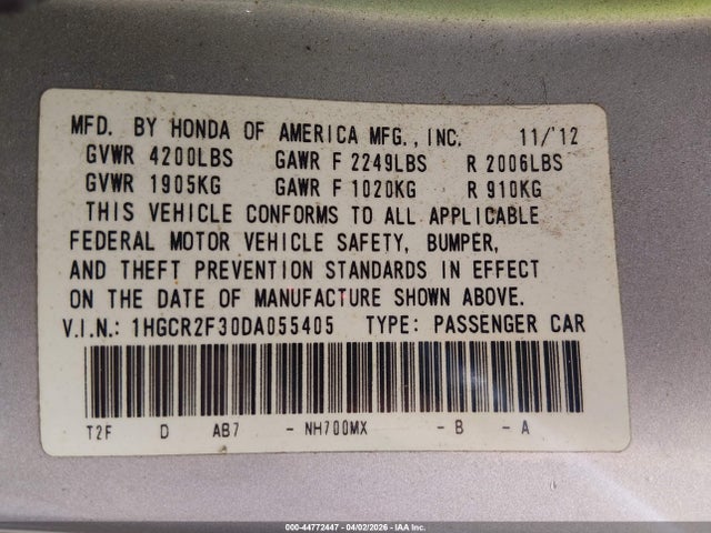 Honda Accord Lx