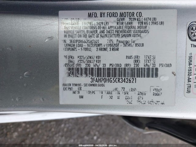 Ford Fusion Se