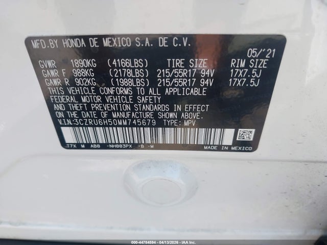 Honda HR-V Awd Ex