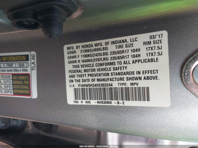 Honda CR-V Lx
