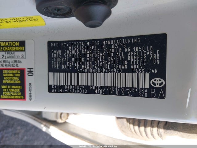 Toyota Corolla S Plus