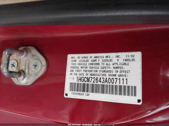 Honda Accord 2.4 Ex