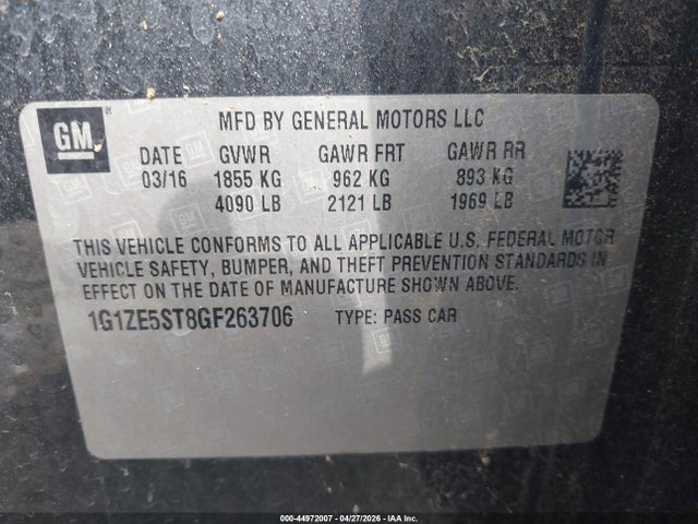 Chevrolet Malibu 1lt
