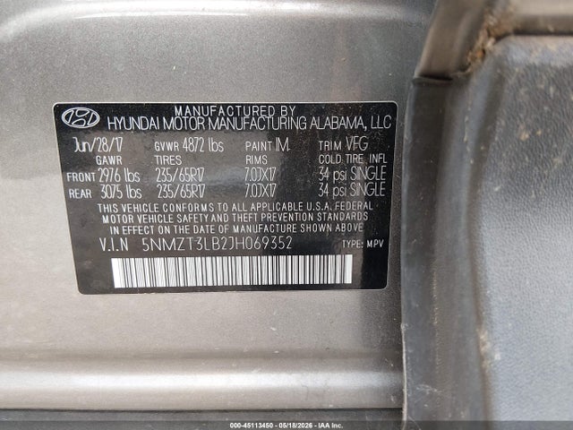 Hyundai SANTA FE 2.4l