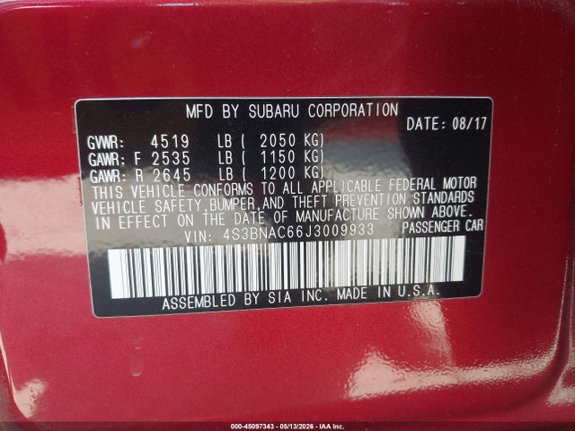 Subaru Legacy 2.5i Premium