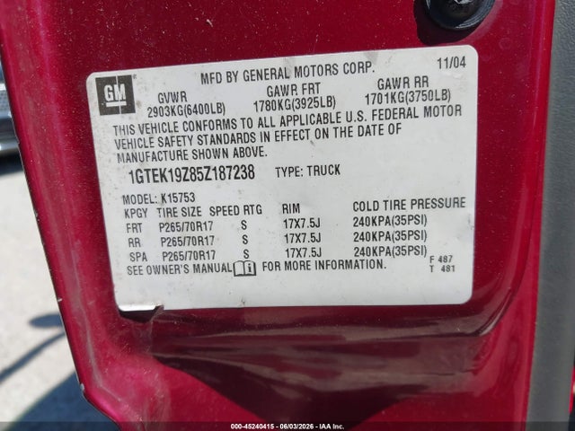 GMC Sierra 1500 Sle