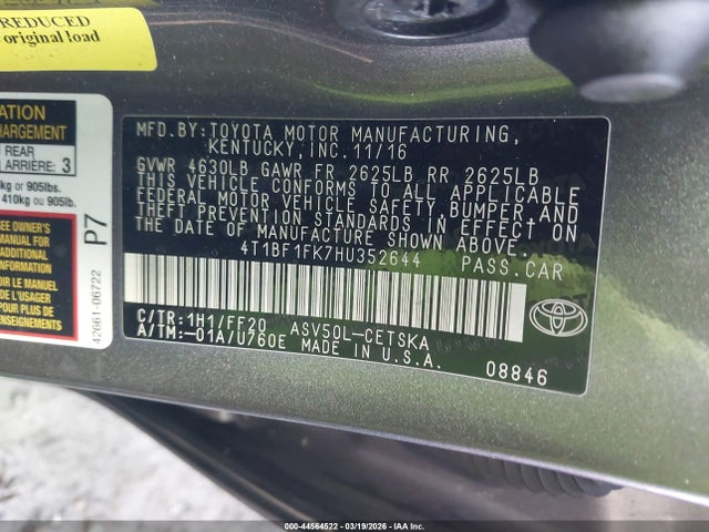 Toyota Camry Se