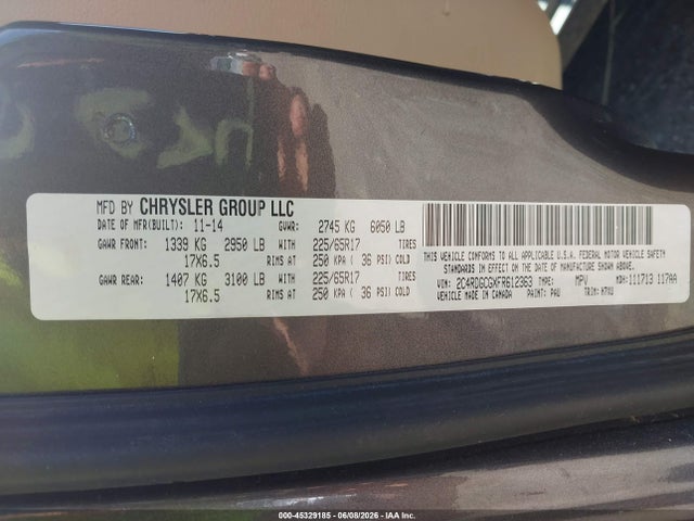 Dodge Grand Caravan Sxt