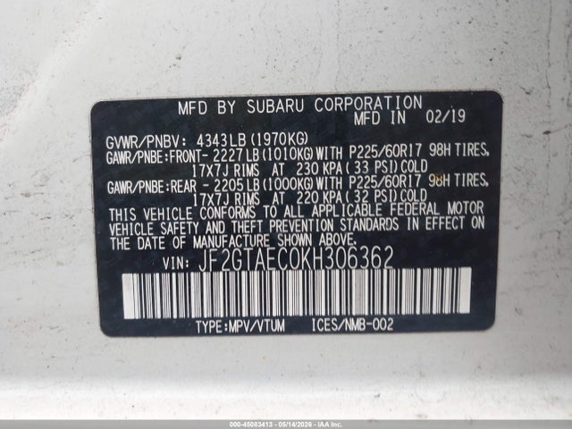 Subaru Crosstrek 2.0i Premium