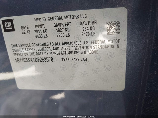 Chevrolet Malibu 1lt