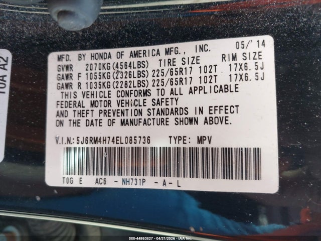 Honda CR-V Ex-l