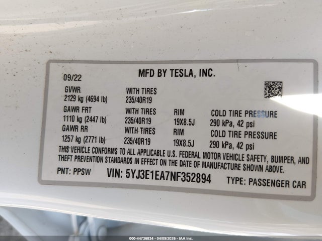 Tesla Model 3 Rear-wheel Drive