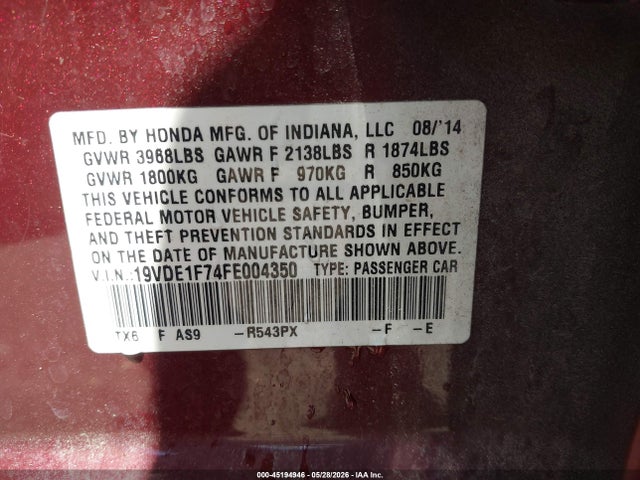 Acura ILX 2.0l