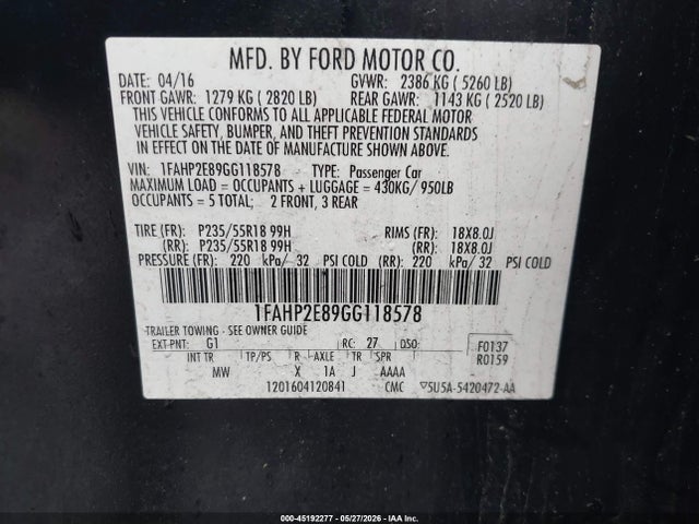 Ford Taurus Sel