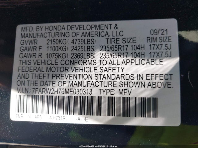 Honda CR-V Awd Special Edition