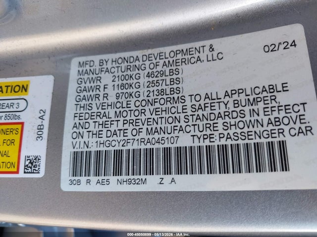 Honda Accord Sport-l