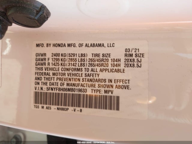 Honda Passport Awd Elite