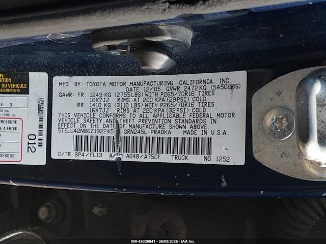 Toyota Tacoma Base V6