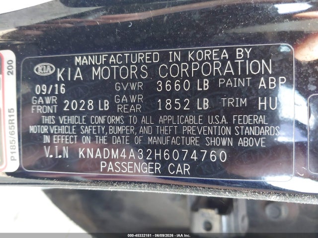 Kia Rio Lx