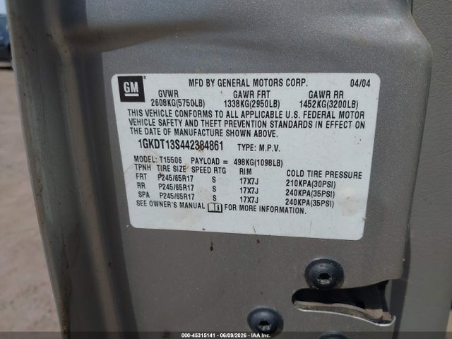 GMC Envoy Sle