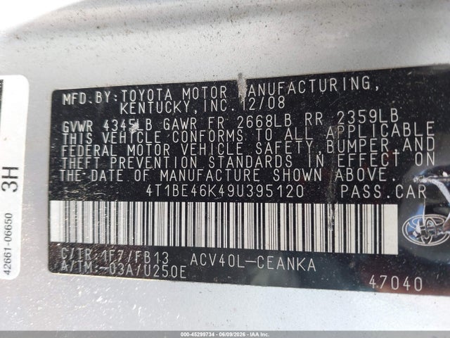 Toyota Camry Le