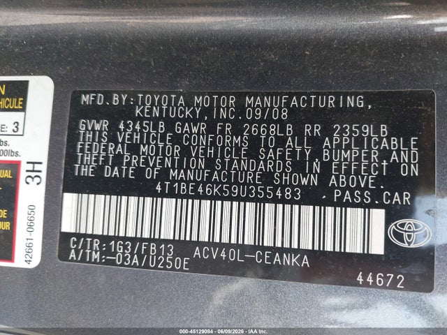 Toyota Camry Le