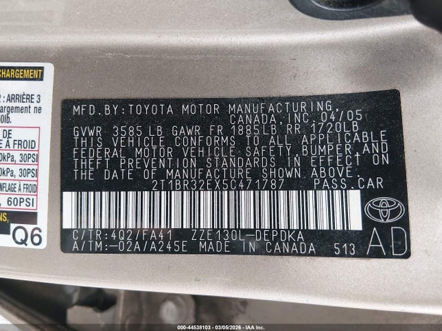 Toyota Corolla Ce